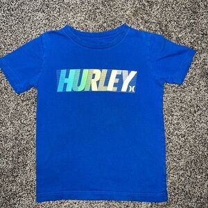 Boys Small Short Sleeve Hurley T Shirt.- Blue